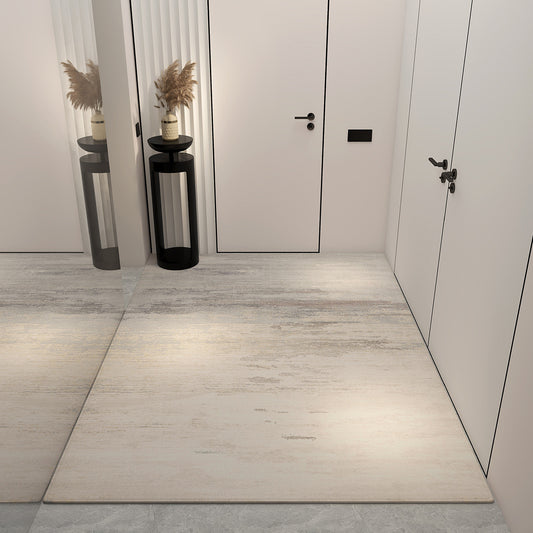 Light luxury entrance door floor mat, dust-rubbing crystal velvet floor mat, high-end home feel, easy to maintain floor mat, cool and dirt-resistant floor mat