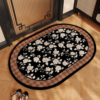Chinese-style bathroom floor MATS, household water-absorbing, quick-drying, dirt-resistant and easy-to-maintain diatom mud floor MATS, toilet anti-drop and anti-slip MATS